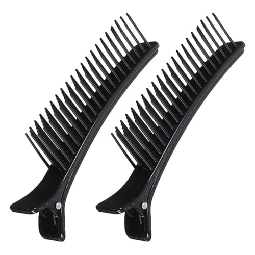 BATHVEVE 2 Stück Haarstyling Clips für Präzises Abteilen und Schneiden Robuste Rutschfeste Friseur Haarklammern mit Festsitz Glatte Oberfläche für Schonendes Styling für Damen und von BATHVEVE