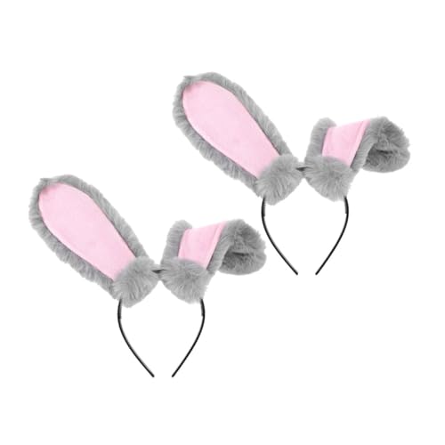 BATHVEVE 2stücke Hasenohren Haarreifen Für Stirnband Für Kostümpartys Und Fotoshootings Weich Und Flexibel Für Geburtstagsfeiern Und Feiertage von BATHVEVE