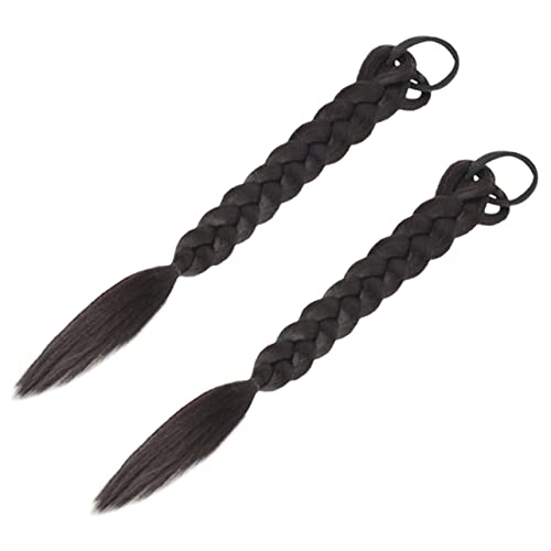 BATHVEVE 2 Stück Perückenzopf Gerade Extensions Zopfverlängerung Lockig Dunkles Haar Verlängerung Für Frauen Lange Pferdeschwanzverlängerung Echthaar Zopfperücken Unordentliche BATHVEVE 2 Stück Perückenzopf Gerade Extensions Zopfverlängerung Lockig Dunkles Haar Verlängerung Für Frauen Lange Pferdeschwanzverlängerung Echthaar Zopfperücken Unordentliche von BATHVEVE