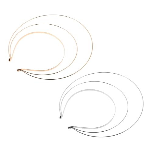 BATHVEVE 2 Stück Teiliges Haarschmuck aus Langlebigem Dreilagiges Stirnband mit Antikem Design Komfortabel und Rutschfest für Hanfu Braut und Halloween Kostüme von BATHVEVE
