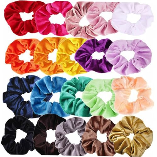 BATHVEVE 20stücke Teiliges Elastischer Haargummis Für Damen Stretch-haarbinder Tiefen Farben Für Zöpfe Und Alltagsfrisuren Schonend Für Haar Und Stilvoll Im Design von BATHVEVE
