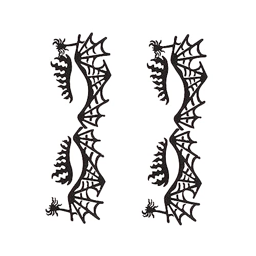 BATHVEVE 2paare Hollow Halloween Eyeliner Sticker Für Kostümpartys Augen-make-up Aufkleber Für Maskeraden Karneval Und Cosplay Komfortabel Und Elegant von BATHVEVE