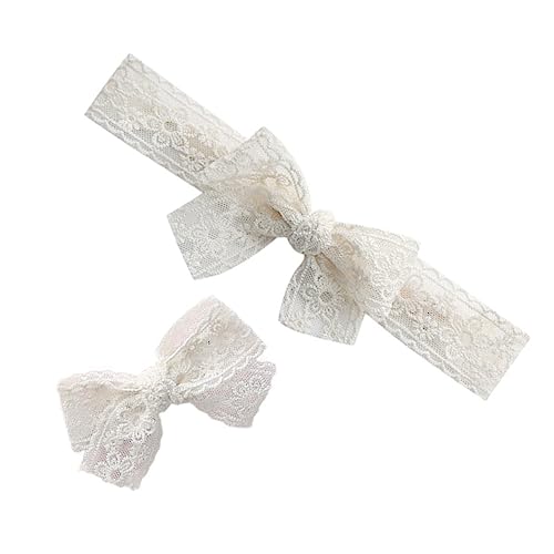 BATHVEVE 2Stücke Babyhaarnadeln Dekorative Haarklammern für Mädchen Geeignet für Besondere Anlässe aus Hochwertigem Material Charmante Designs Weiß Perfektes Haarzubehör von BATHVEVE