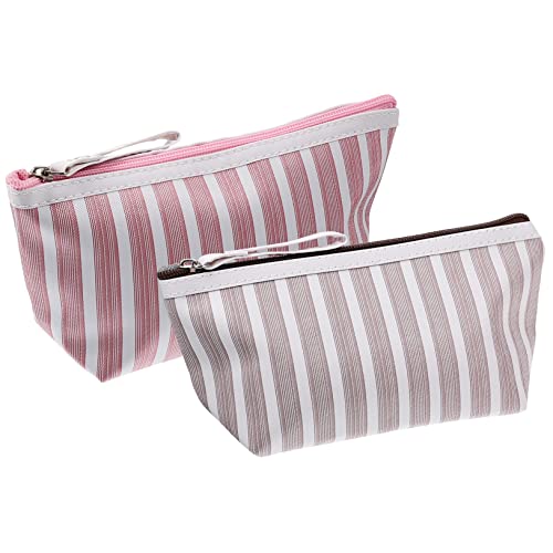 BATHVEVE 2Stücke Gestreifte Kosmetiktaschen für Damen Multifunktionale Toilettenbeutel mit Hohem Stauraum für Reisen und Make Up Organisation Strapazierfähiges Material BATHVEVE 2Stücke Gestreifte Kosmetiktaschen für Damen Multifunktionale Toilettenbeutel mit Hohem Stauraum für Reisen und Make Up Organisation Strapazierfähiges Material von BATHVEVE