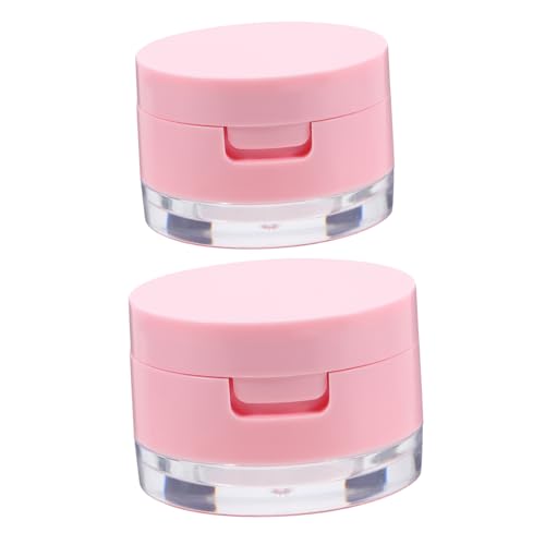 BATHVEVE 2sätze Kosmetikbehälter Mit Spiegel Make-up Tasche Für Frauen Lose Kosmetikpudertäschchen Klein Und Praktisch von BATHVEVE