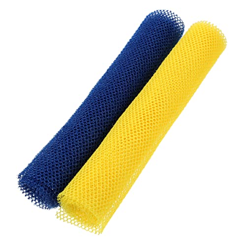 BATHVEVE Afrikanisches Peeling Netz 2 Stück Duschschrubber für Körper Wiederverwendbarer Badeschwamm Starke Wasseraufnahme für Männer und von BATHVEVE