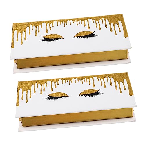 BATHVEVE 2stücke Aufbewahrungsbox Für Falsche Wimpern Langlebige Papier-organizer Für Kosmetik Für Sichere Und Ordentliche Aufbewahrung Von Wimpern Design von BATHVEVE