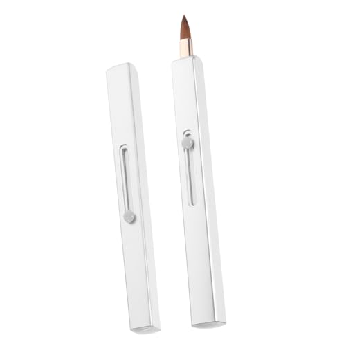 BATHVEVE 2stücke Einziehbarer Lippenpinsel Lipgloss Applikator Werkzeug Für Lippenstift Lipgloss Make-up Pinsel Mit Schutzkappe Für Frauen von BATHVEVE