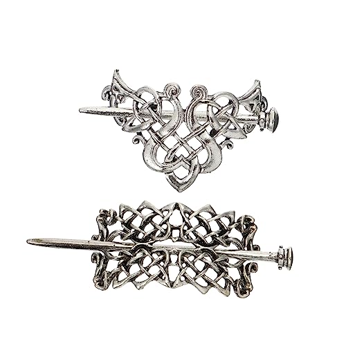 BATHVEVE 2stücke Haarnadeln Mit Knoten Aus Legierung Haarspange Mit Schiebeverschluss Retro Und Modedesign Für Damen Und Herren Geeignet Für Einkaufen Freizeit Partys Und Feiern von BATHVEVE