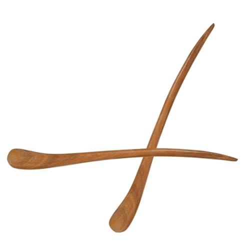 BATHVEVE 2stücke Holz Haarnadel Vintage Haarstab Dekorative Haarspange Für Damen Und Mädchen Retro Haarstäbchen Einfach Zu Tragen Für Party Und Alltag von BATHVEVE