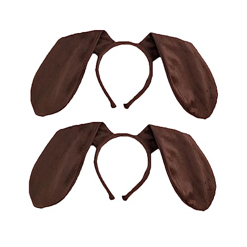BATHVEVE 2stücke Hunde-ohr Haarreifen Für Junge Mädchen Kreative Kopfbedeckung Für Kostümpartys Party-dekoration Und Fotorequisiten Für Karneval Und Neujahr von BATHVEVE