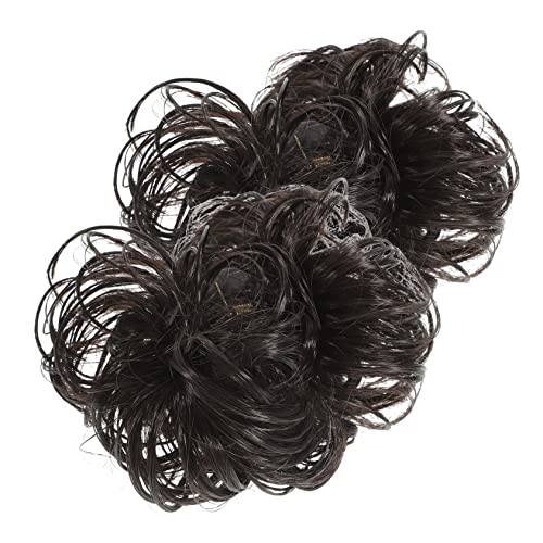 BATHVEVE 2stücke Brötchen Haarteil Clip Haarklauenclip Für Frauen Wellig Lockig Haarteile Mit Klaue Clip Haarverlängerung Für Partys Cosplay Und Fotos von BATHVEVE