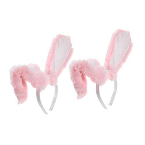 BATHVEVE 2stücke Hasenohren Haarreif Niedliche Bequeme Bunny Ohren Für Erwachsene Für Partys Cosplay Und Feiertagsfeiern von BATHVEVE
