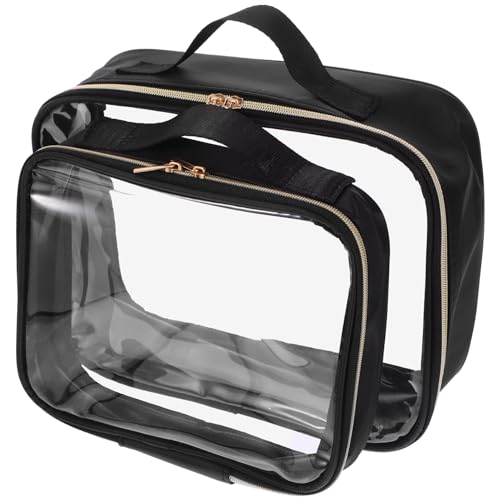BATHVEVE 2stücke Transparente Kosmetiktasche Tragbar Für Reisen Kleine Tasche Mit Reißverschluss Kosmetiktasche Make up Beutel Für Handtasche Reisetaschen Organizer Kleine Kulturbeutel von BATHVEVE
