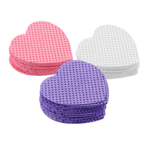 BATHVEVE 3 Boxen Boxen Nagelreinigung Wattepads Nagellackentferner Pads Fusselfrei für Maniküre Weiß Rosa und für Zuhause und Unterwegs von BATHVEVE