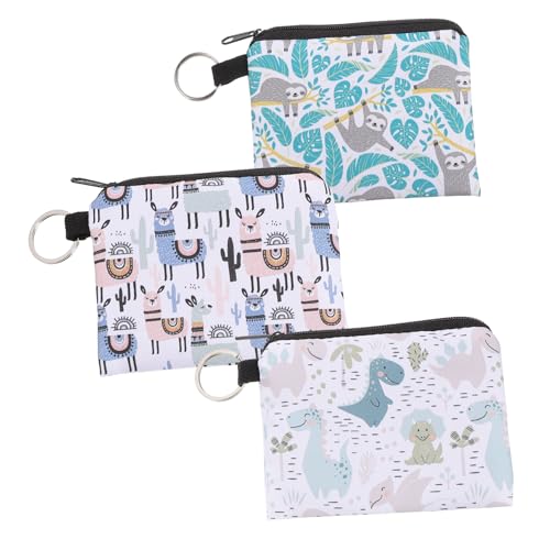 BATHVEVE 3Stücke Multifunktionale Kosmetiktasche für Damen Tragbare Aufbewahrungstaschen für Toilettenartikel Schlüssel und Kleingeld für Reisen und Täglichen Gebrauch von BATHVEVE