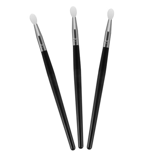 BATHVEVE 3 Stück Silikon Make Up Applikatoren Lidschatten für Lippenstift Gesichtsmaske Professionelle Kosmetikpinsel für Reisegröße Flüssigkeitsabweisend von BATHVEVE