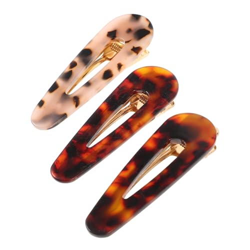 BATHVEVE 3 Stück Teiliges Haarklammern Water Drop Bobby Pins Haarspangen Haarschmuck für Mädchen Damen Langlebig Modisch Einfache Anwendung Vielseitig für Alltag und Reisen Stilvolle von BATHVEVE