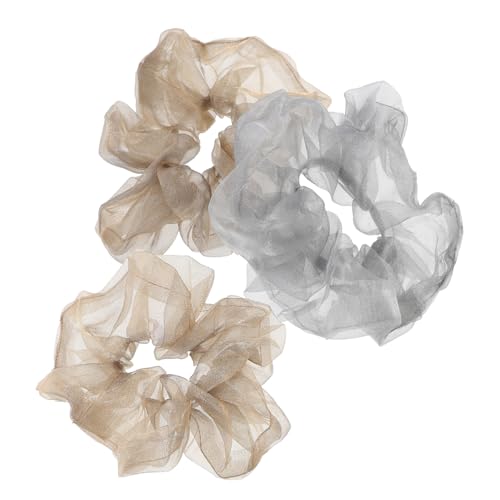 BATHVEVE 3stücke Haargummis Aus Elastischem Material Haargummiseil Für Frauen Haargummi Mit Guter Dehnbarkeit Langlebige Für Alltag Angenehm Zu Tragende von BATHVEVE