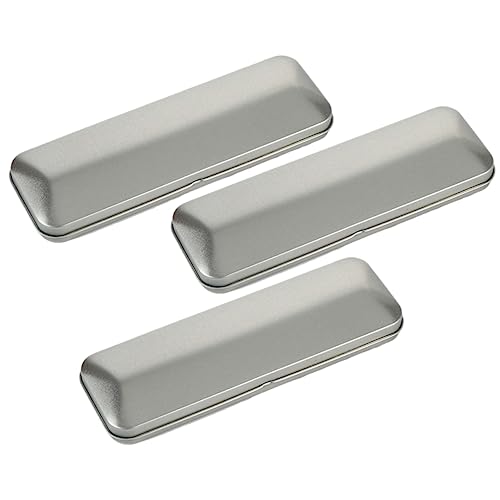 BATHVEVE 3stücke Multifunktionale Stiftebox Aus Metall Tragbare Aufbewahrungsboxen Für Stifte Bleistifte Und Marker Praktischer Organizer Für Schule Und Büro von BATHVEVE