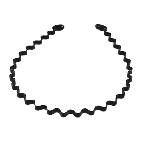 BATHVEVE 3Stücke Teiliges Gewelltes Haarband für Männer und Schwarz Metallhaarband Einfaches Design für Alltag und Sport Einsetzbar BATHVEVE 3Stücke Teiliges Gewelltes Haarband für Männer und Schwarz Metallhaarband Einfaches Design für Alltag und Sport Einsetzbar von BATHVEVE