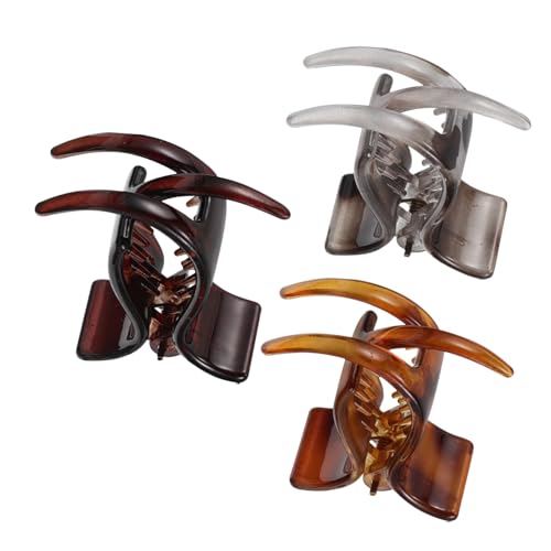 BATHVEVE 3stücke Teiliges Haarclips Für Hohe Pferdeschwänze Dekorative Haarspangen Für Damen Mit Langem Dickem Haar Vielseitige Haaraccessoires Für Half-up-buns Und Alltagslooks von BATHVEVE