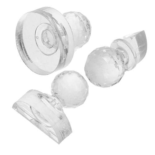 BATHVEVE 3stücke Lidschatten-applikator Aus Diy-lidschatten-tool Mit Versiegelung Feinstempel Für Make-up Zubehör Kosmetik-presswerkzeug Für Lidschatten von BATHVEVE