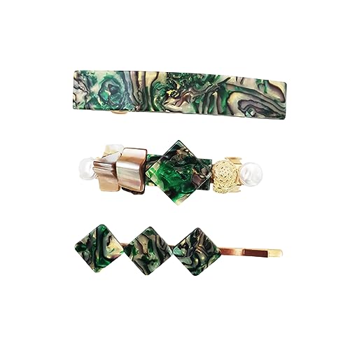 BATHVEVE 3stücke Haarspangen Stylische Haarnadeln Federschnallenspange Clip Pferdeschwanzspange Für Frauen Und Mädchen von BATHVEVE