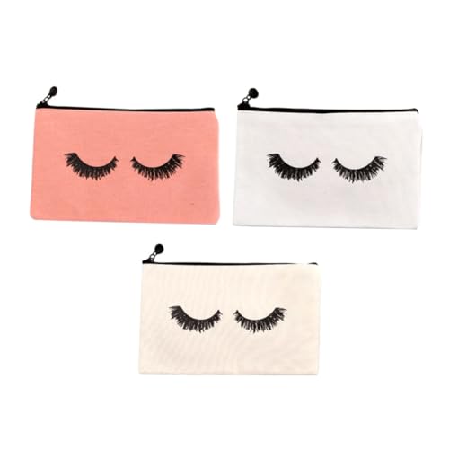 BATHVEVE 3stücke Kosmetiktasche Reisetasche Frauen Make-up Tasche Praktisch Aufbewahrungstasche Kosmetika Camping Reise Körperpflegetasche Schminktasche Schöne Dekorative von BATHVEVE