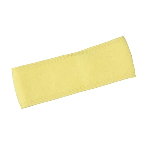 BATHVEVE 3stücke Teiliges Verstellbare Damen-haarbänder Gelb Für Gesichtspflege Und Make-up Atmungsaktive Waschhaarbänder Für Spa Und Tägliche Anwendungen von BATHVEVE