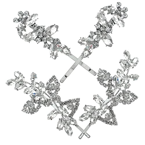 BATHVEVE 4stücke Teiliges Haarnadeln Für Braut Und Hochzeitsfrisuren Glitzernde Haarclips Für Und Mädchen Für Besondere Anlässe Und Festliche Events von BATHVEVE