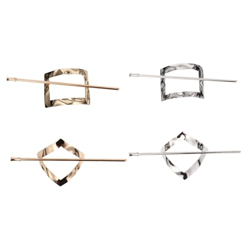 BATHVEVE 4stücke Haarspange Dutt Wabenform Haarschmuck Für Damen Metall Duttkäfig Haarspange Duttkäfig Langlebig Und Leicht von BATHVEVE