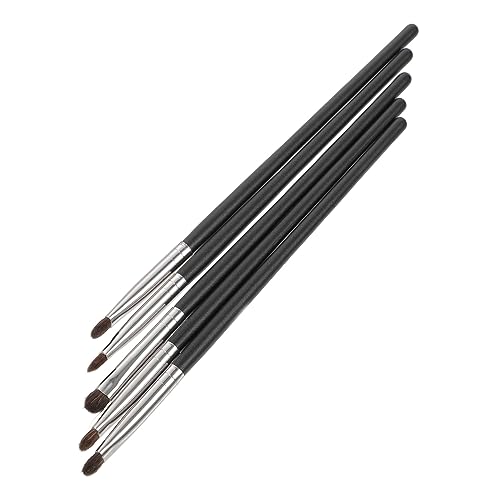 BATHVEVE 5 Stück Teiliges Augen Make Up Pinselset Lidschatten Tool für Zuhause für Anfänger und Profis Komfortabler Griff Verarbeitung Vielseitig Einsetzbar von BATHVEVE