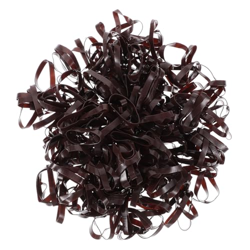 BATHVEVE 500 Stück Haargummis Elastisch Weich Hohe Dehnbarkeit für Dünnes Haar Kleine Haargummis Haarbänder für Mädchen Tägliches Styling und Einfache Frisuren von BATHVEVE