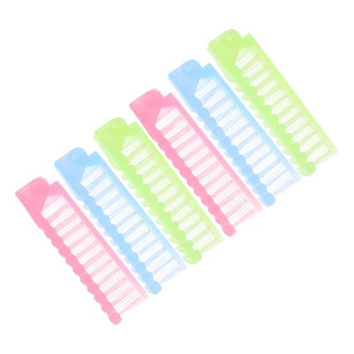 BATHVEVE 6stücke Faltbarer Haarreißer Reisehaarbürste Kompakte Bürste Für Handtasche Kleine Haarbürste Für Männer Und Frauen Tragbare Faltbürste Mit Antistatischer Funktion Für von BATHVEVE