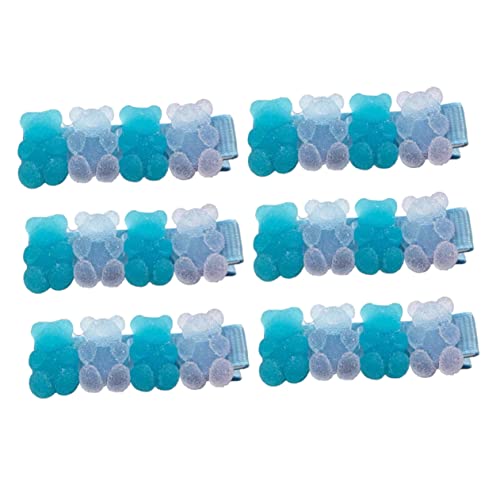BATHVEVE 6 Stück Blaue Haarnadeln Süßer Stil Leicht Tragbar Haarschmuck für Mädchen Vielseitige Haarspangen von BATHVEVE