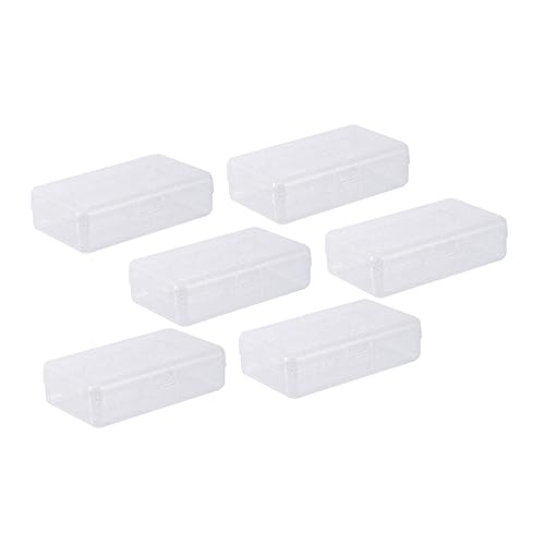 BATHVEVE 6 Stück Transparentes Federmäppchen Bleistiftbehälter Schreibwarenbehälter Kleiner Bleistiftkoffer Plastikstiftkoffer transparenter Stiftbehälter PP-Kunststoff BATHVEVE 6 Stück Transparentes Federmäppchen Bleistiftbehälter Schreibwarenbehälter Kleiner Bleistiftkoffer Plastikstiftkoffer transparenter Stiftbehälter PP-Kunststoff von BATHVEVE
