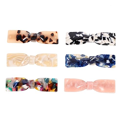 BATHVEVE 6stücke Damen Haarclip Bogen-knoten Haarnadel Einfacher Haar Schmuck Für Hochzeit Party Feier von BATHVEVE