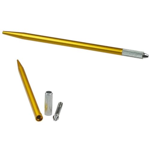 BATHVEVE 6Stücke Teiliges Microblading Pen für Permanente Makeup Anwendungen Stifte Rot Blau Gold Silber für Augenbrauen Lippen und Eyeliner Gestaltung von BATHVEVE