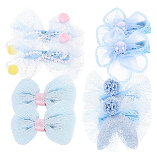 BATHVEVE 8stücke Süße Haarspangen Für Kleinkinder Mädchen Mit Hasenohren Schleife Perle Blume Für Partys Bankette Festivals Halloween Weihnachten von BATHVEVE