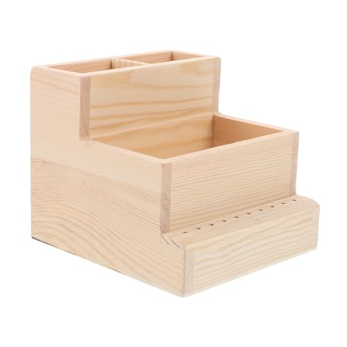 BATHVEVE Werkzeug-aufbewahrungsbox Aus Holz Großer Nagelbohrer-organizer Etui Für Maniküre-zubehör Mit Integierter Poliermaschine Geeignet Für Nagelstudio-werkzeuge von BATHVEVE