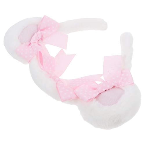 BATHVEVE Bärenohren Stirnband Für Mädchen Haarschmuck Mit Plüsch Bärenohren Party Stirnband Für Geburtstagsfest Cosplay Kopfbedeckung von BATHVEVE
