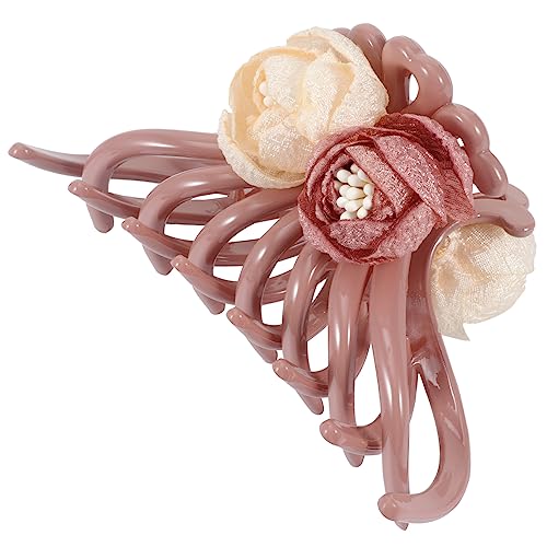 BATHVEVE Blumen Haarclip Für Damen Große Haarklammer Mit Stilvollem Blüten-design Für Jeden Anlass Aus Strapazierfähigem Und Harz Gefertigt von BATHVEVE