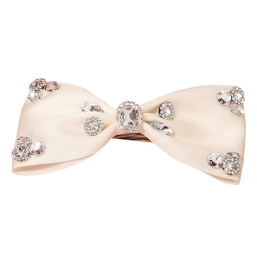 BATHVEVE Schleifen Haarspange für und Mädchen Strass Haarclip Haarschmuck für Dickes und Lockiges Haar Haaraccessoire für Besondere Anlässe von BATHVEVE