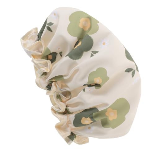 BATHVEVE Cute Cartoon Duschhaube Für Frauen Doppel-layer Wasserdichte Badekappe Wiederverwendbar Und Verstellbar Für Bad Spa Und Reisen von BATHVEVE