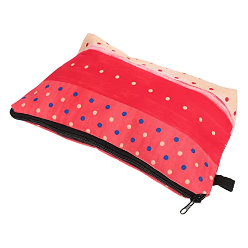 BATHVEVE Dots Druck Kosmetiktasche Für Damen Praktischer Organizer Für Make-up Kleine Accessoires Persönliche Gegenstände Leicht Und Tragbar Für Unterwegs Und Tägliche Nutzung von BATHVEVE