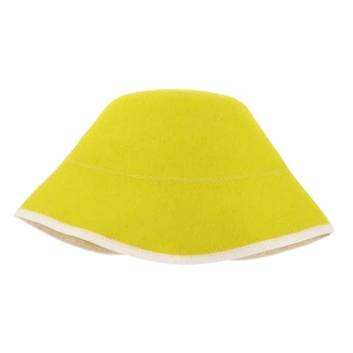 BATHVEVE Duschhaube Wiederverwendbare Flauschige Mütze Dame Sauna Männer Wasser Wolle Gelb BATHVEVE Duschhaube Wiederverwendbare Flauschige Mütze Dame Sauna Männer Wasser Wolle Gelb von BATHVEVE
