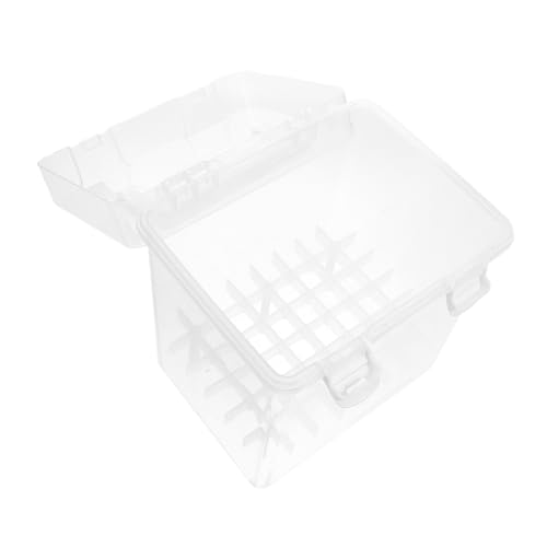 BATHVEVE Fach Transparentes Aufbewahrungssystem für Stifte und Pinsel Tragbarer Markierstift Behälter mit Deckel für Künstler und Outdoor Nutzung von BATHVEVE