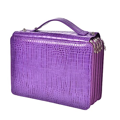 BATHVEVE Multifunktionale Stiftehalter-Tasche Mit Fächern Großer Stauraum Tragbares Design Für Schule Und Büro Aus Hochwertigem Pu Und Praktische Organisation Für Schreibwaren von BATHVEVE