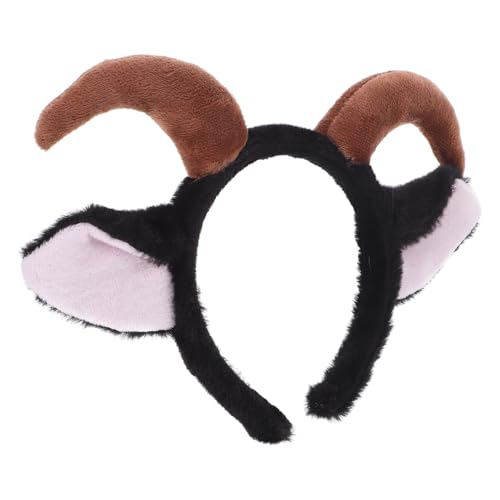 BATHVEVE Schaf Stirnband Plüsch Haarband Mit Schaf Ohren Für Junge Mädchen Erwachsene Party Kostüm Zubehör Für Weihnachten Cosplay Mottoparty Kopfbedeckung von BATHVEVE